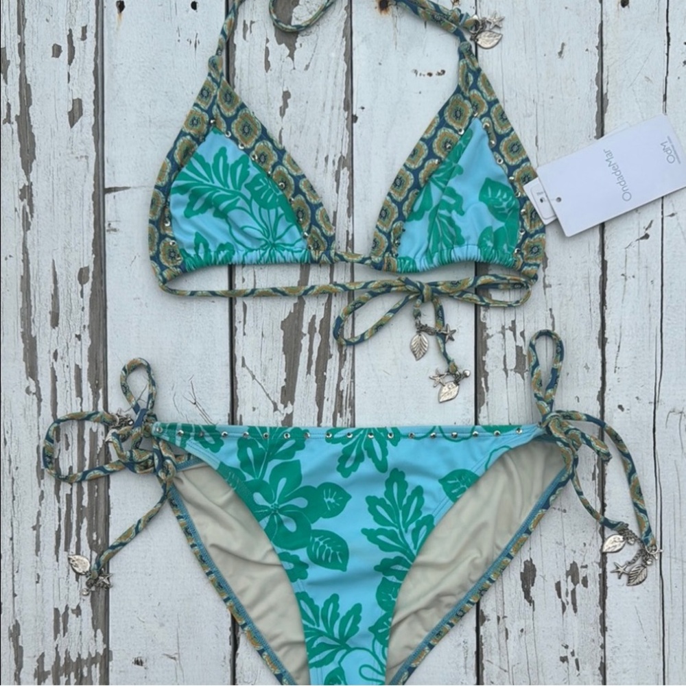 OndadeMar Bikini Set in Maia Triangle NWT
